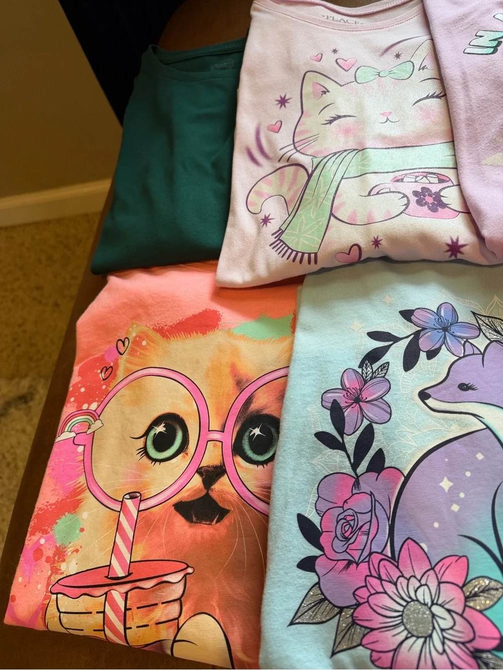 10 Girls Long Sleeved Tops
